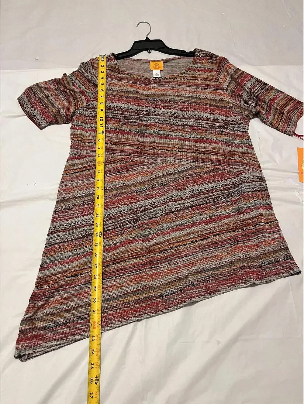 Lot of 2 Ruby Rd. Size 1X Women's Blouse  Feather & Stripe Print Top NWT Size 1X - Picture 5 of 15